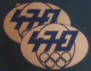 470er Aufkleber oval